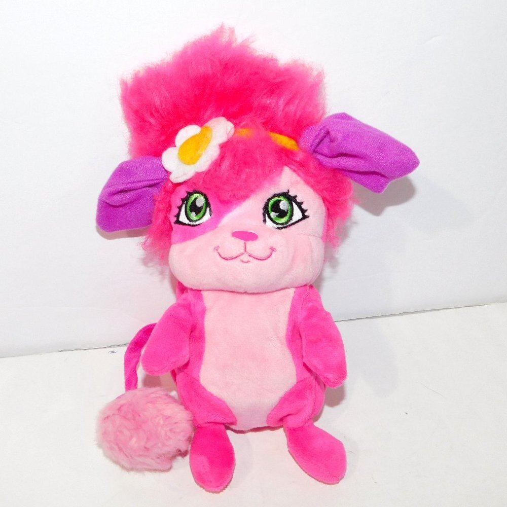 2015 Popples Bubbles 8" Pink Stuffed Plush Toy